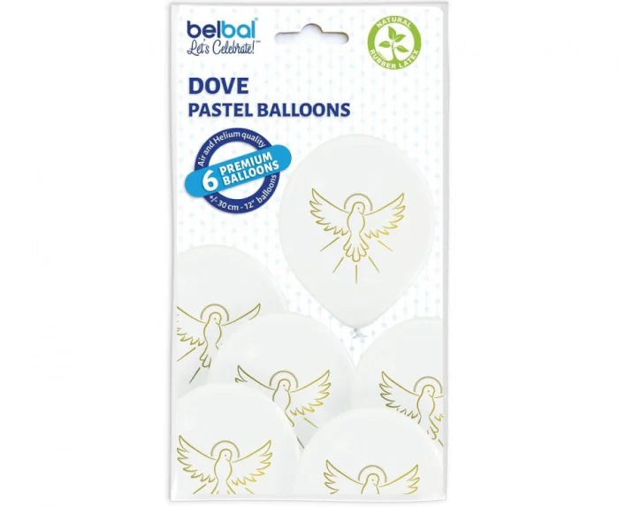 Balony na Pierwszą Komunię – 12’’ (30 cm) 6 szt.