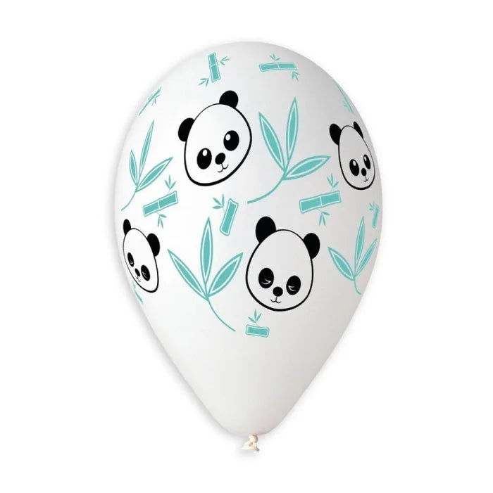 Balony Panda i bambus, 13 cali / 5 szt.