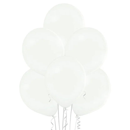 Balony pastelowe Białe, B105, 30 cm 100 szt