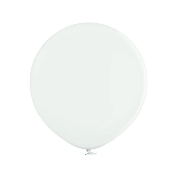 Balony pastelowe Białe, D5,12 cm,