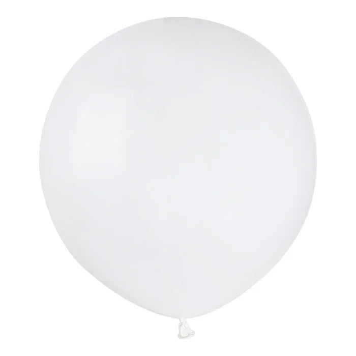 Balony pastelowe Białe, G150, 48 cm, 50 szt.