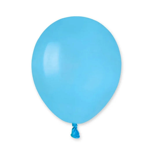 Balony pastelowe Błękitne, A50, 13 cm, 100 szt.