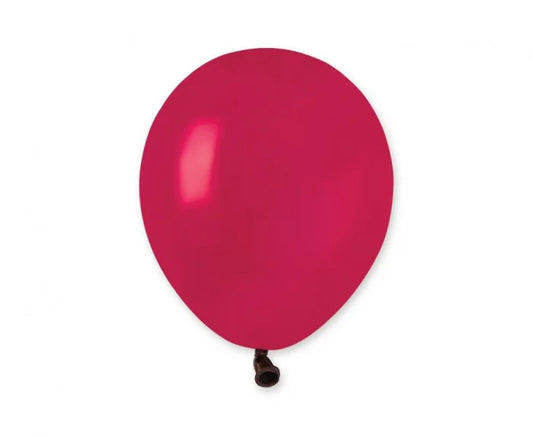 Balony pastelowe bordowe 5” (13 cm) – 100 szt.