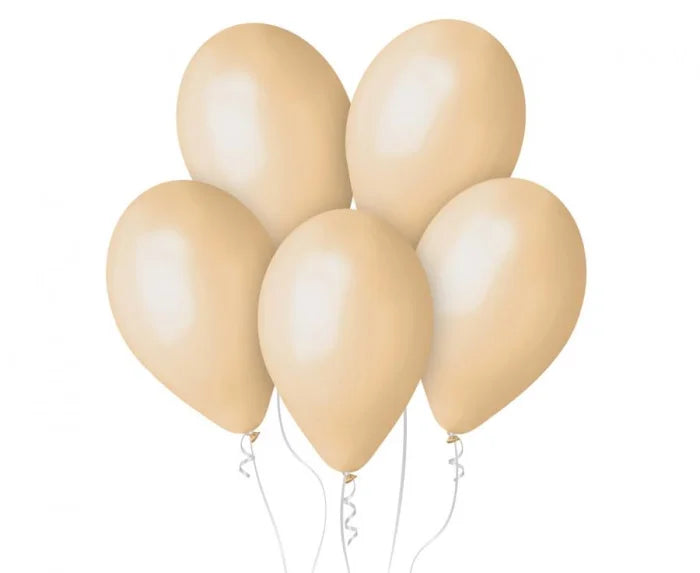 Balony pastelowe cieliste 13” – Gemar G120 kolor Blush (069) 50 sztuk