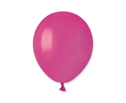 Balony Pastelowe Ciemnoróżowe (5”)