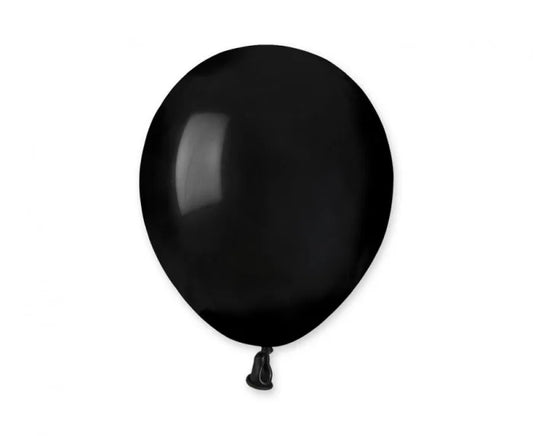 Balony Pastelowe Czarne (5”)