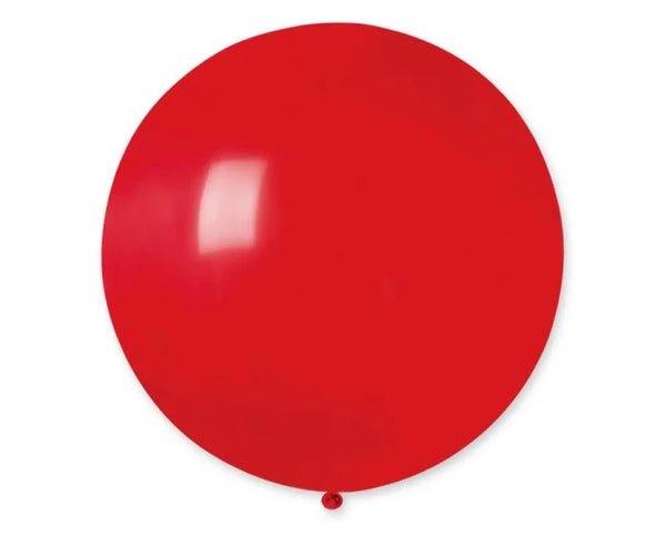Balony pastelowe czerwone 19” (48 cm) – Gemar G19 Red (045) 25 sztuk