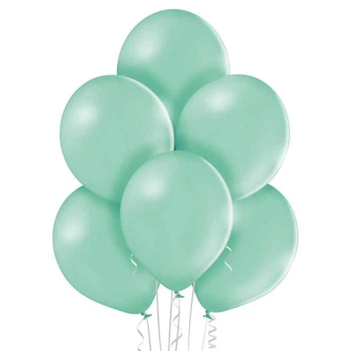 Balony pastelowe Jasnozielone, , 30 cm