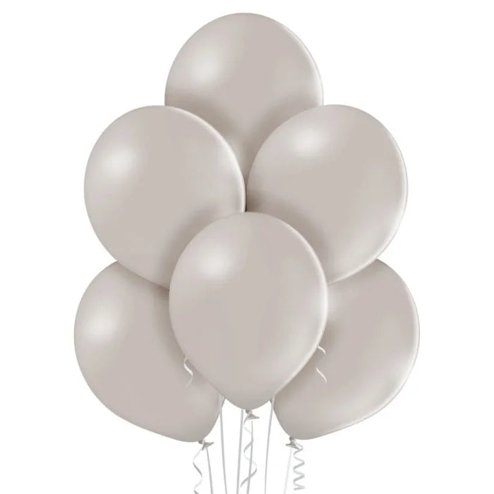 Balony pastelowe Szare ciepły odcień , B105, 30 cm