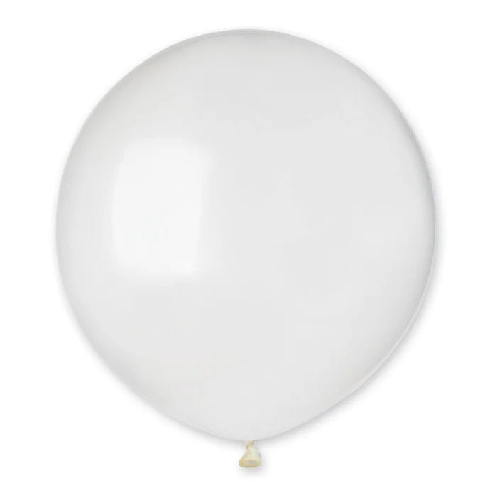 Balony pastelowe Transparentne, G150, 48 cm