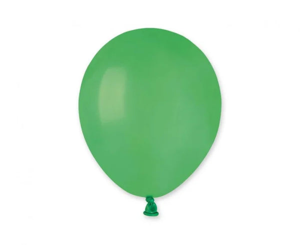 Balony pastelowe zielone 5” (13 cm) – 100 szt.