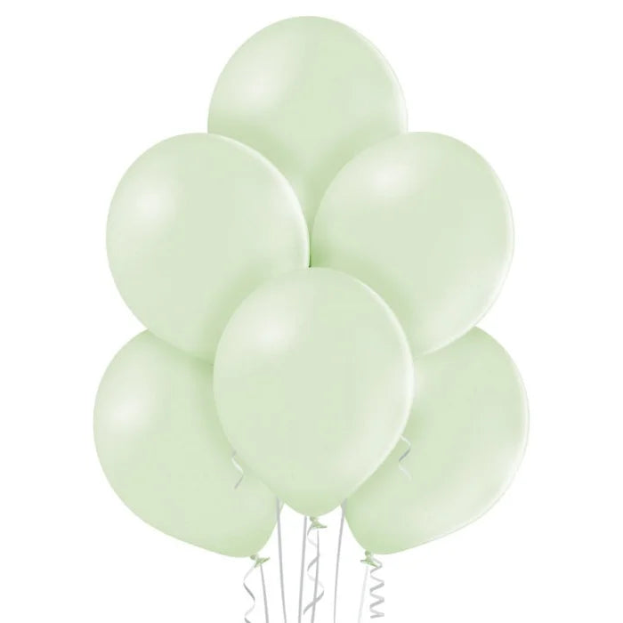 Balony pastelowe Zielone Kiwi Krem, B105, 30 cm