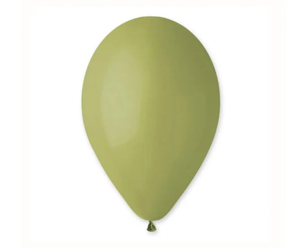 Balony Pastelowe Zielone Oliwkowe (13”)