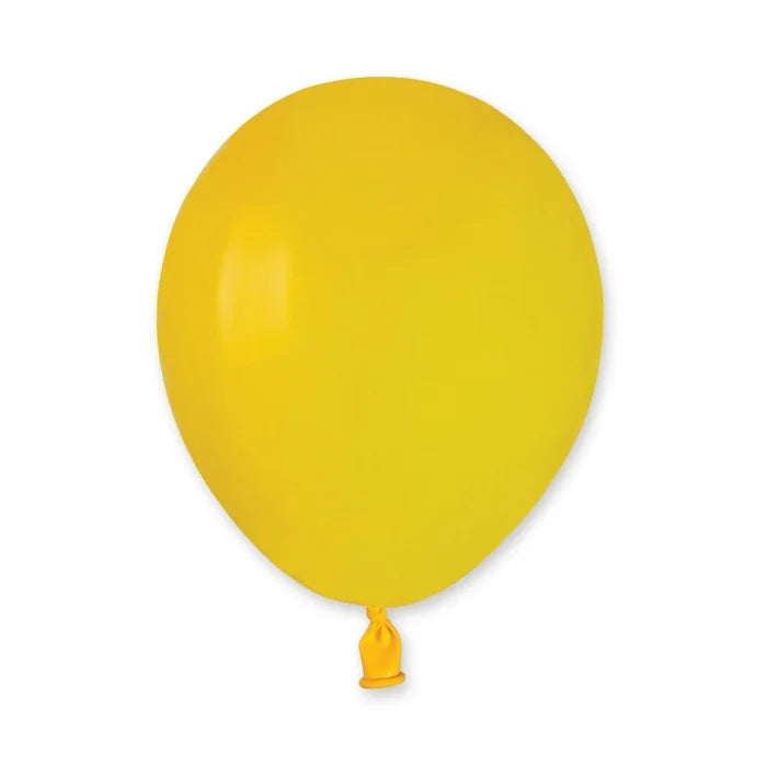 Balony pastelowe Żółte, A50, 13 cm, 100 szt.