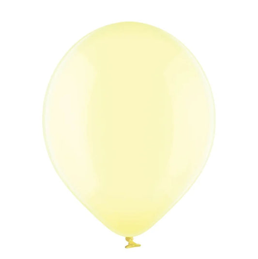 Balony przeźroczyste Żółte delikatny odcień , B105, 30 cm