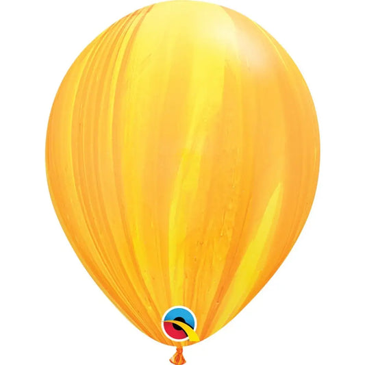 Balony QL 11 cali, pastelowe agat żółte