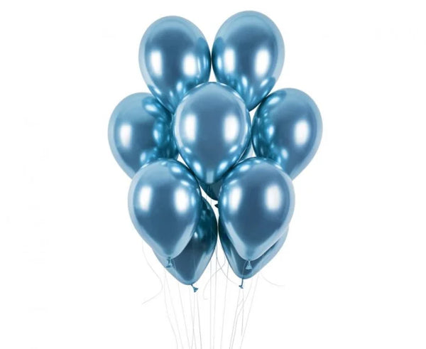 Balony shiny niebieskie 13” – Gemar Shiny Blue (092) 50 sztuk