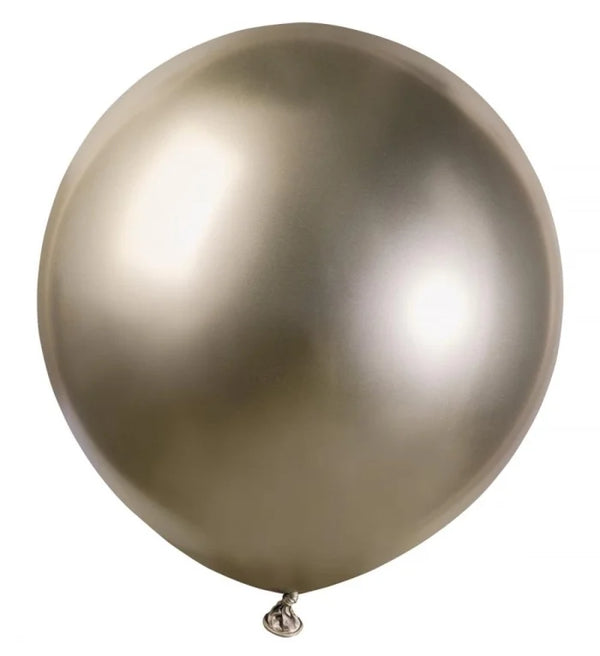Balony shiny szampańskie 19” (48 cm) – Gemar GB150 Shiny Prosecco (085) 25 sztuk