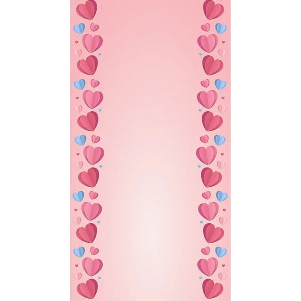 Bieżnik Papierowy Love is in the Air – Serduszka, 200 cm