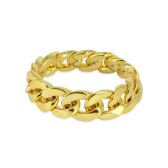 Bransoleta łańcuch złoty – Disco lata 80-te - Costume Accessories