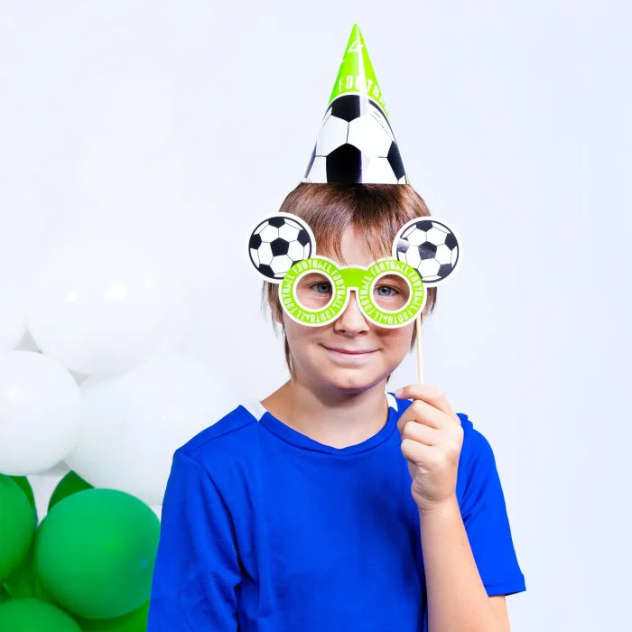 Czapeczki imprezowe Football – 16 × 10 cm 6 szt. - Party Hats