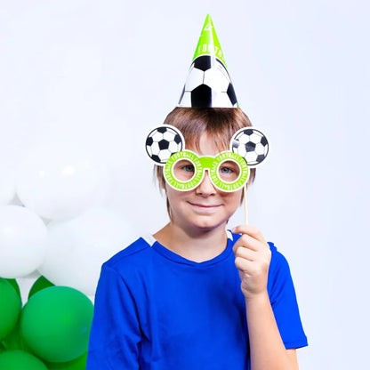 Czapeczki imprezowe Football – 16 × 10 cm 6 szt. - Party Hats