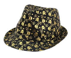 Czarny Kapelusz w Złote Czaszki