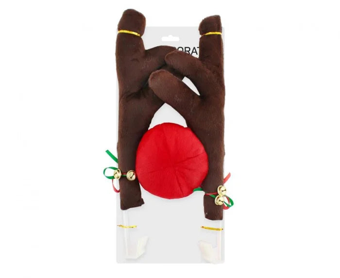 Dekoracja na samochód – Rogi Renifera i Nos - Wedding Party Supplies