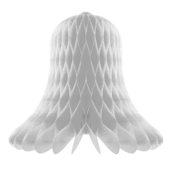 Dekoracja wisząca DZWONEK, srebrna, 20 cm, 1 szt.