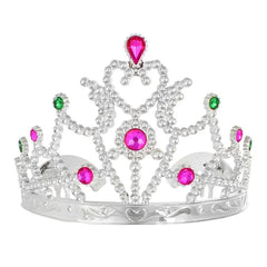 Diadem korona księżniczki, kolorowe kamyki