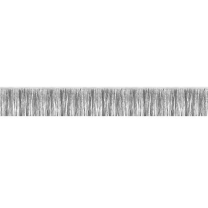 Girlanda dekoracyjna B&C, metaliczne frędzle, srebrna, 30x300 cm