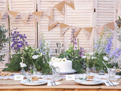 Girlanda Flagietki kraft – dekoracja 2,1 m - Party Decorations