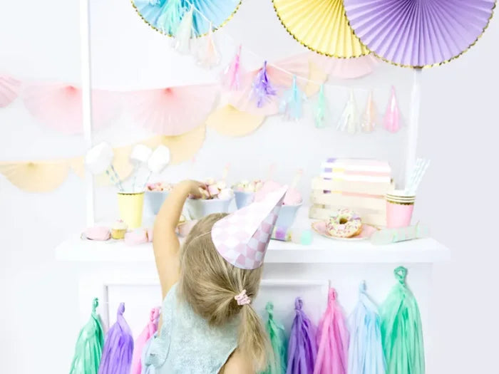 Girlanda frędzle – pastelowy mix ok. 200 cm - Party Decorations