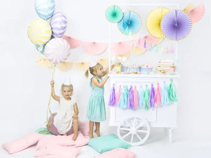 Girlanda frędzle – pastelowy mix ok. 200 cm - Party Decorations