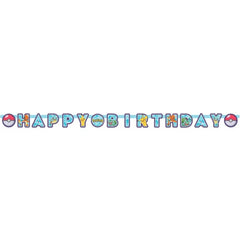 GIRLANDA HAPPY BIRTHDAY POKEMON / 218cm