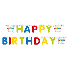 Girlanda Happy Birthday Streamers Party, 200cm