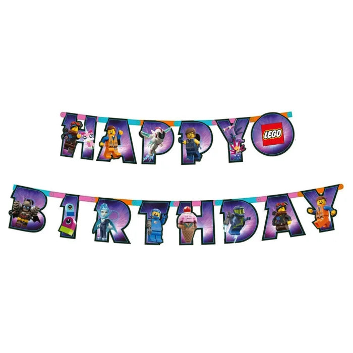 Girlanda Lego Movie - Happy Birthday, 163x13 cm