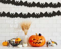 Girlanda papierowa nietoperze czarna – 3 m - Party Decorations