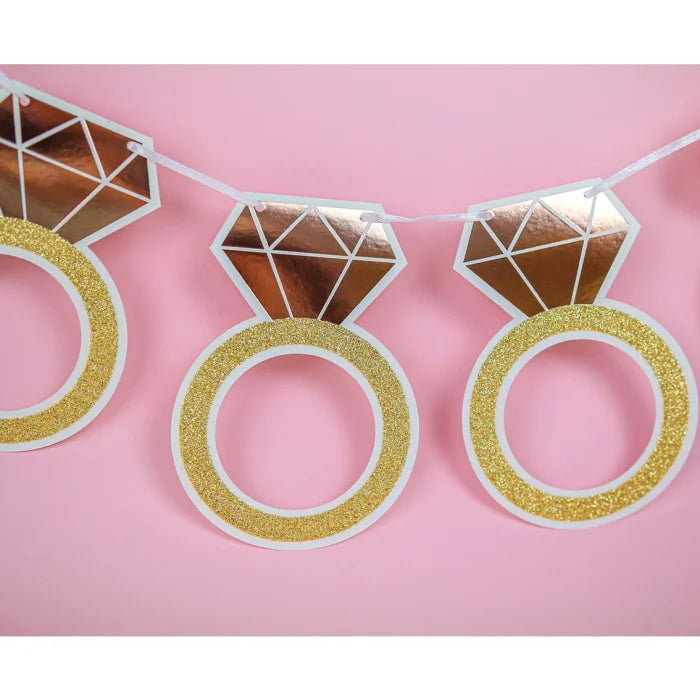 Girlanda papierowa Pierścionek, 160 cm