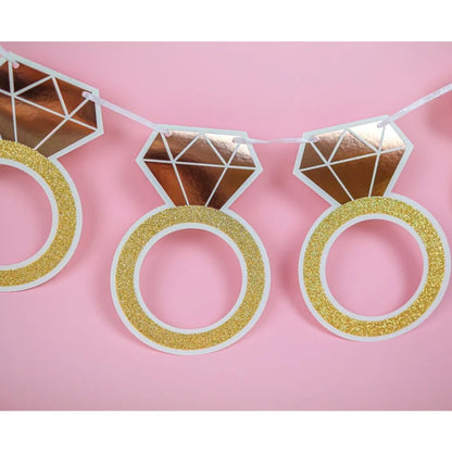 Girlanda papierowa Pierścionek, 160 cm