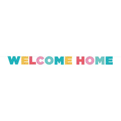 Girlanda papierowa "Welcome Home" – wielokolorowa dekoracja powitalna!