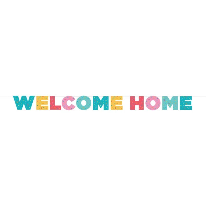 Girlanda papierowa "Welcome Home" – wielokolorowa dekoracja powitalna!