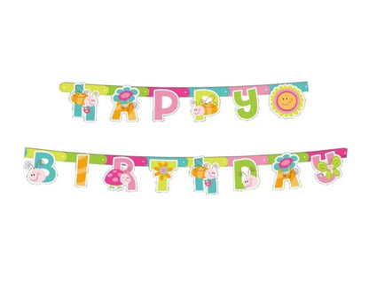 Girlanda ’Wiosna - Happy Birthday’ Kolorowa