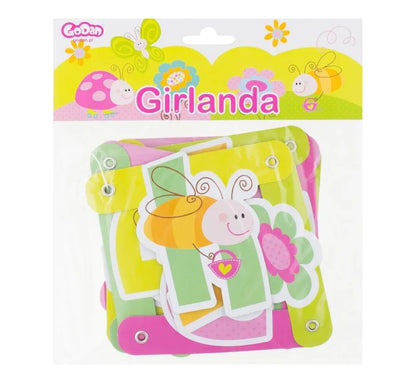 Girlanda ’Wiosna - Happy Birthday’ Kolorowa