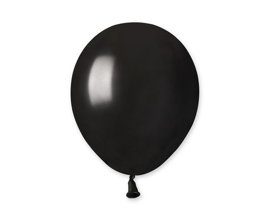 Balony metaliczne Czarne, AM50, 13 cm, 100 szt.
