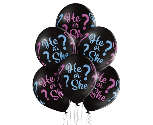 Balony He or She, D11, 30 cm