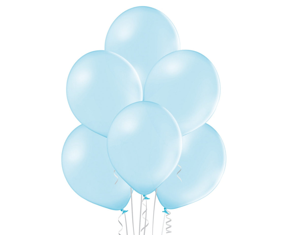 Balony pastelowe Błękitne, B105, 30 cm
