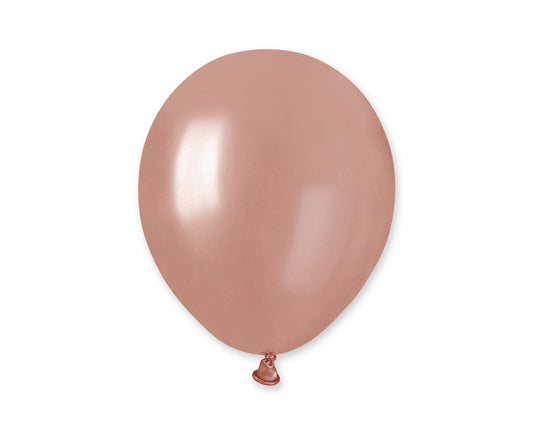 Balony metaliczne Różowo-Złote, AM50, 13 cm, 100 szt.