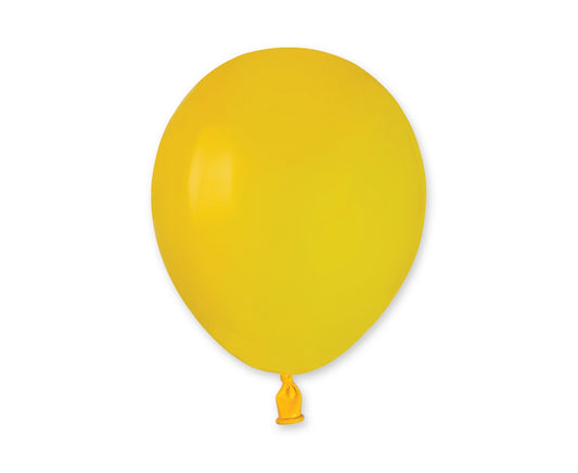 Balony pastelowe Żółte, A50, 13 cm, 100 szt.