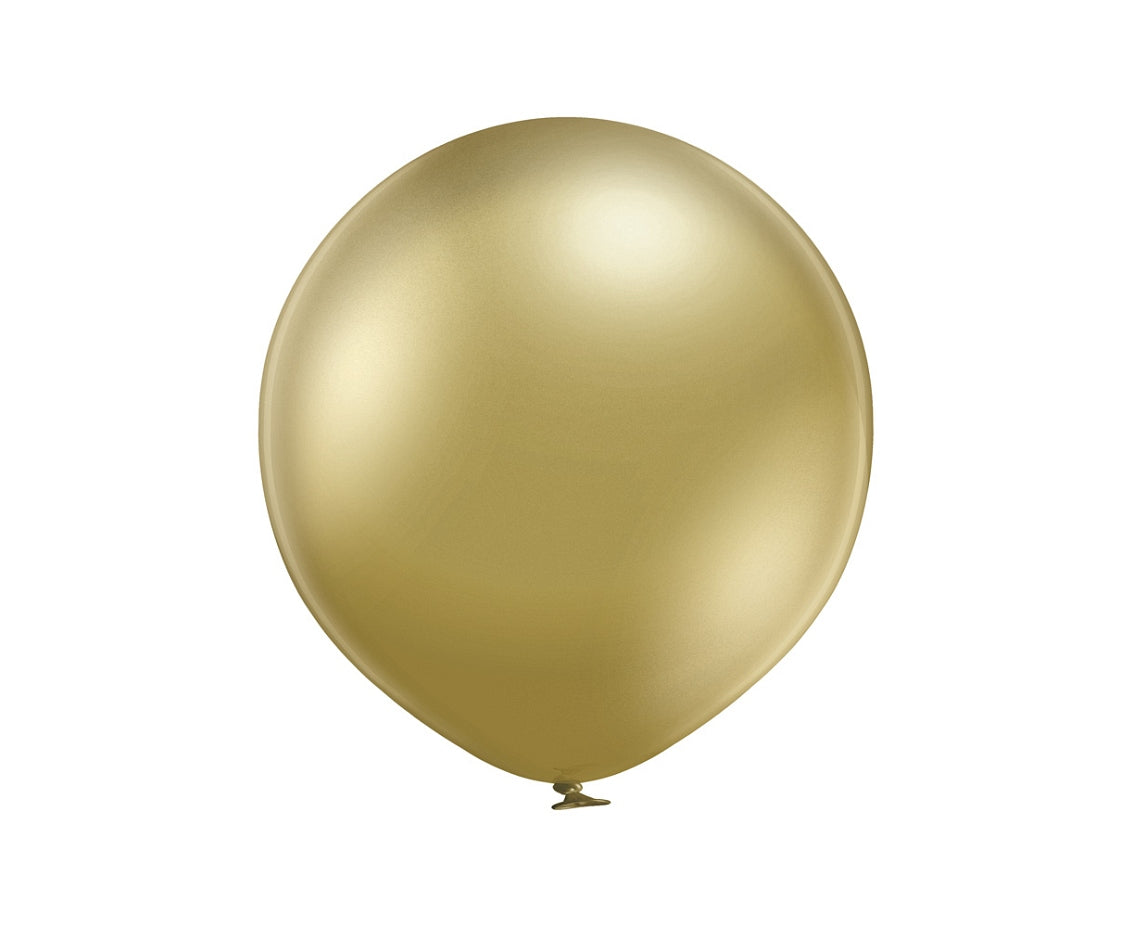 Balony Chromowane Złote, B250, 60 cm, 2 szt.